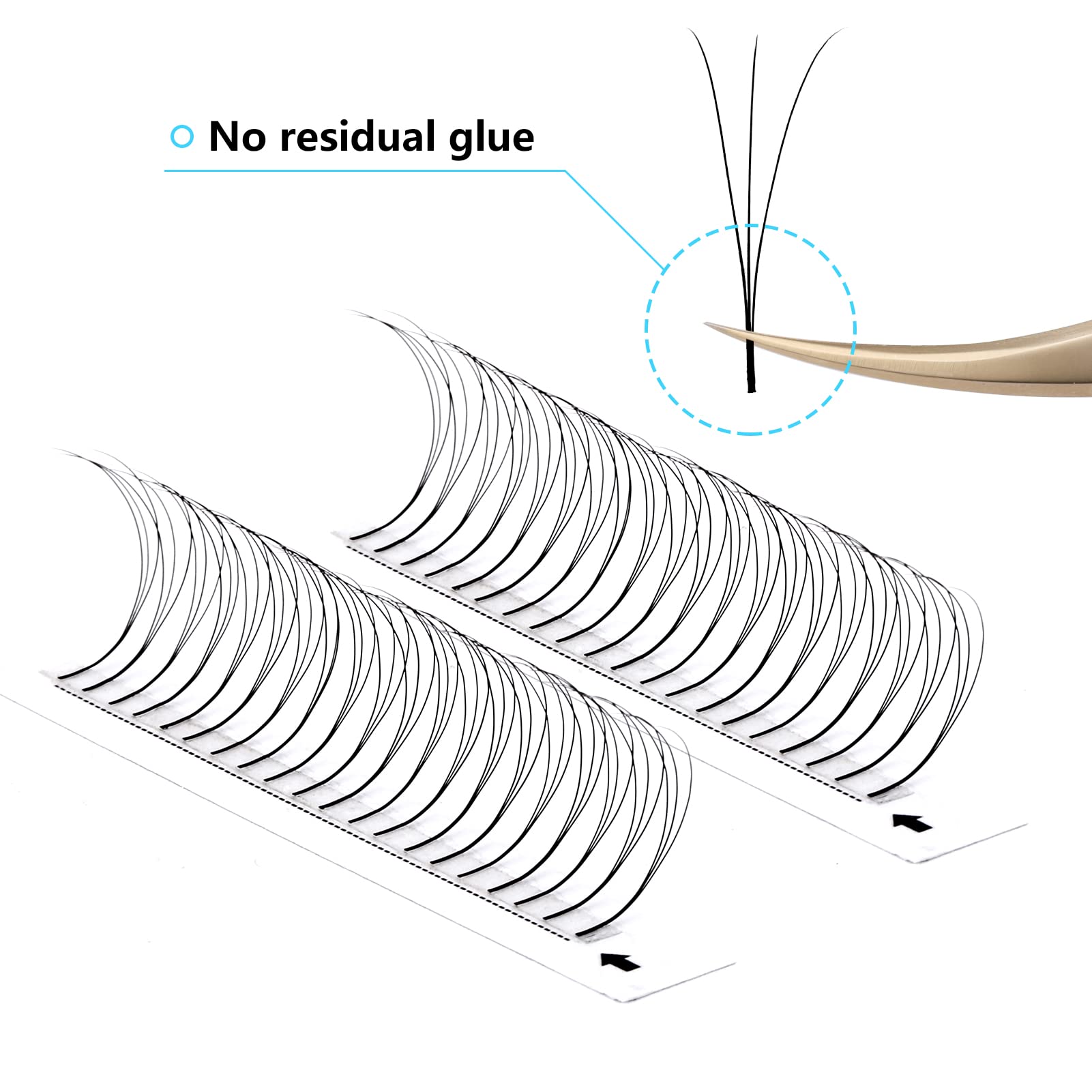 Premium 3D 5D 6D Volume Lash Extensions - 0.07 0.10 Thickness, 9-22mm Length - Professional Premade Eyelash Fans for Salon & Home Use - Perfect for Bridal, Party & Special Occasion Makeup