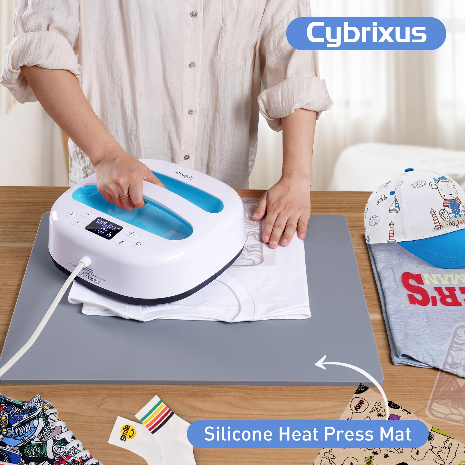Cybrixus 16x20 Inch Heat Press Mat - 0.34