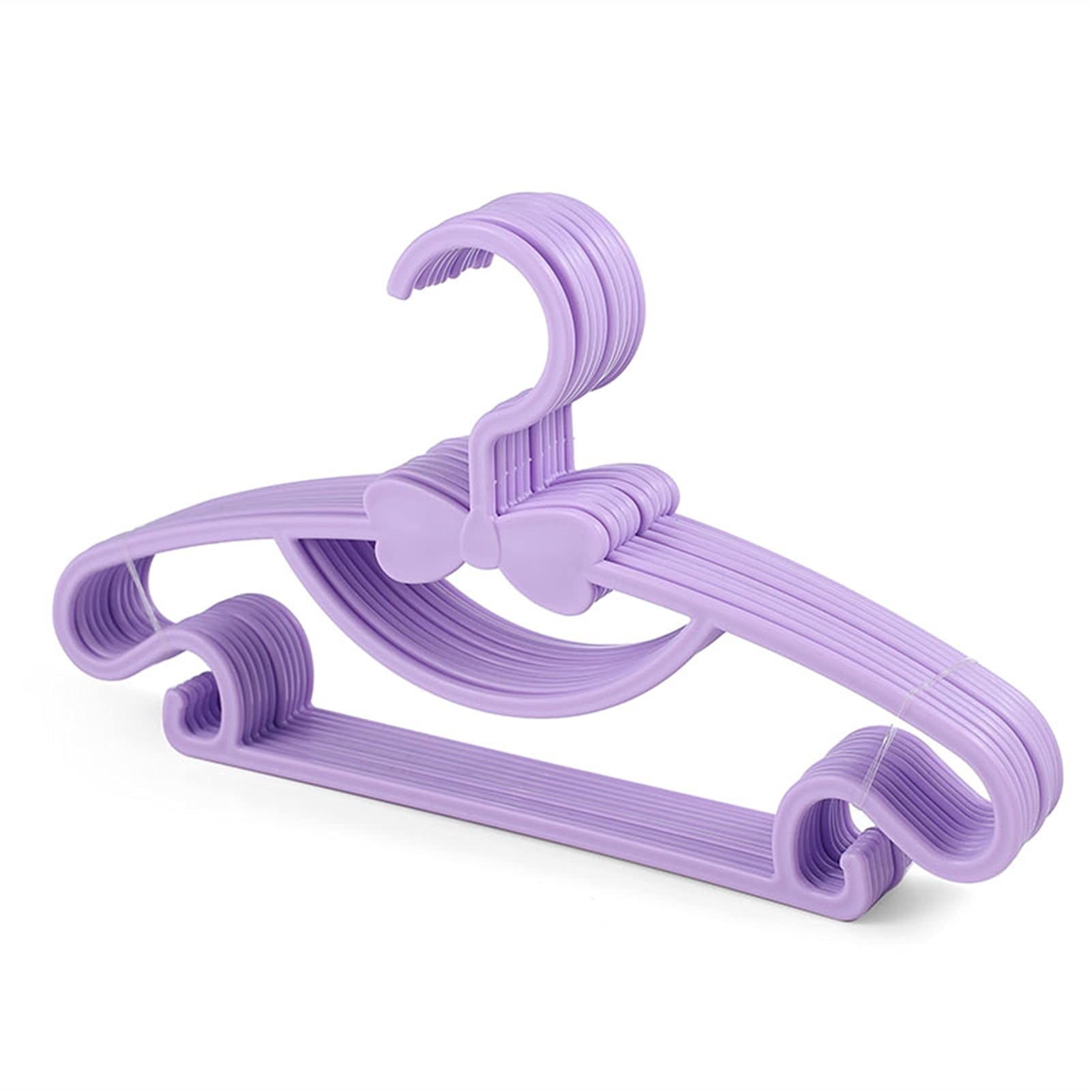 Multipurpose Plastic Tool Box & Kids Clothes Hanger Set (5/10/20pcs) - Portable Baby Clothing Organizer with Windproof Design for Children's Coats | Perfect for Home, Nursery, Daycare & Travel Storage Organization