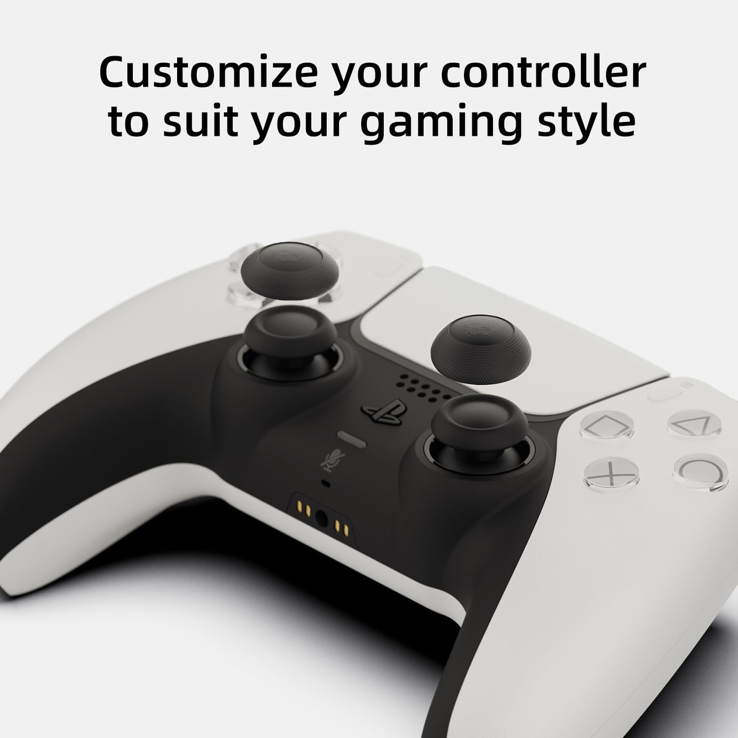 Skull & Co. Convex Thumb Grips Set for Nintendo Switch Pro Controller & PS5/PS4/Slim/Pro Controller - 2 Pairs (4pcs) Galactic Purple | Enhanced Grip for Gaming | Perfect for FPS, Racing & Action Games