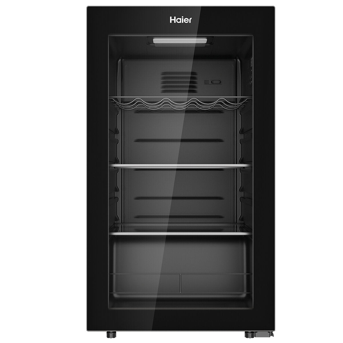 Haier 87L Compact Beverage Refrigerator HRF90UC - Perfect for Home, Office, and Party Drinks Storage