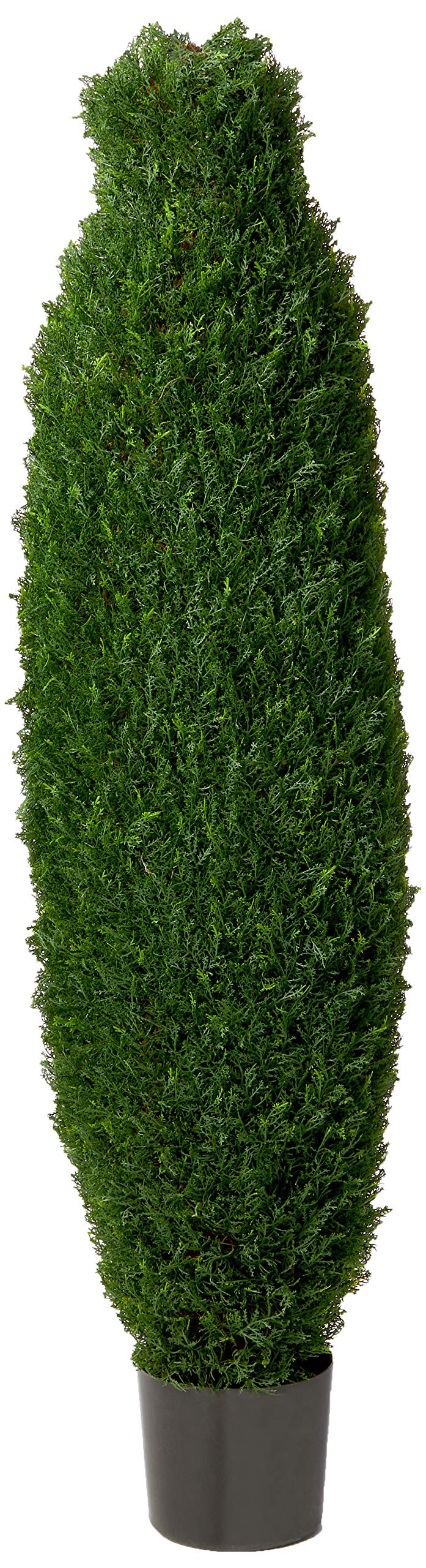 Nearly Natural 5' Cypress Artificial Tree - UV Resistant Indoor/Outdoor Faux Plant for Home, Office, Patio & Garden Decor