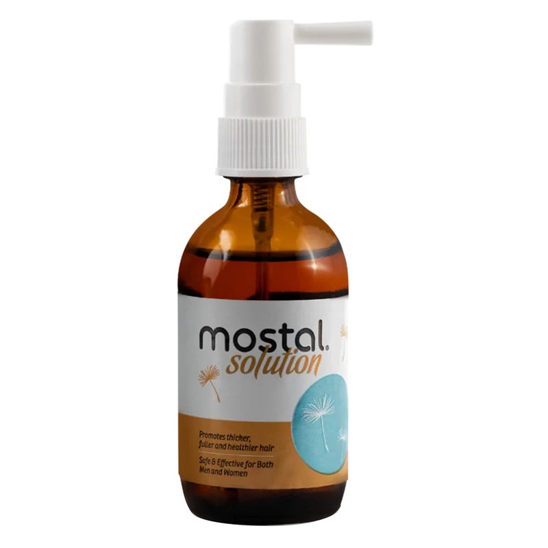 Derma Pella Mostal Hair Loss Treatment Solution - 50 mL for Thinning Hair & Scalp Care - Perfect for Men & Women with Hair Loss Issues