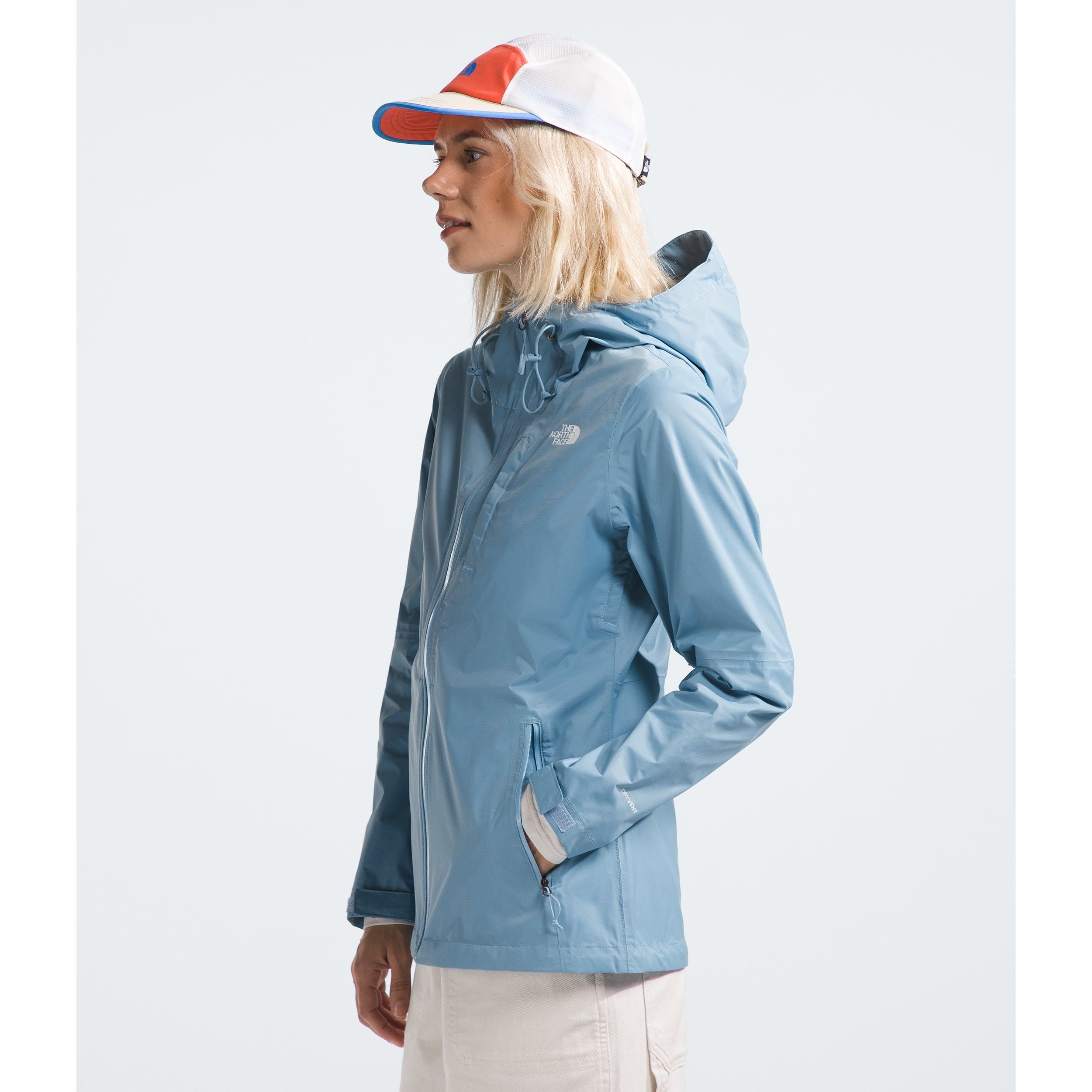 The North Face Women’s Alta Vista Waterproof Jacket - Steel Blue Winter Coat for Hiking, Skiing & Outdoor Adventures