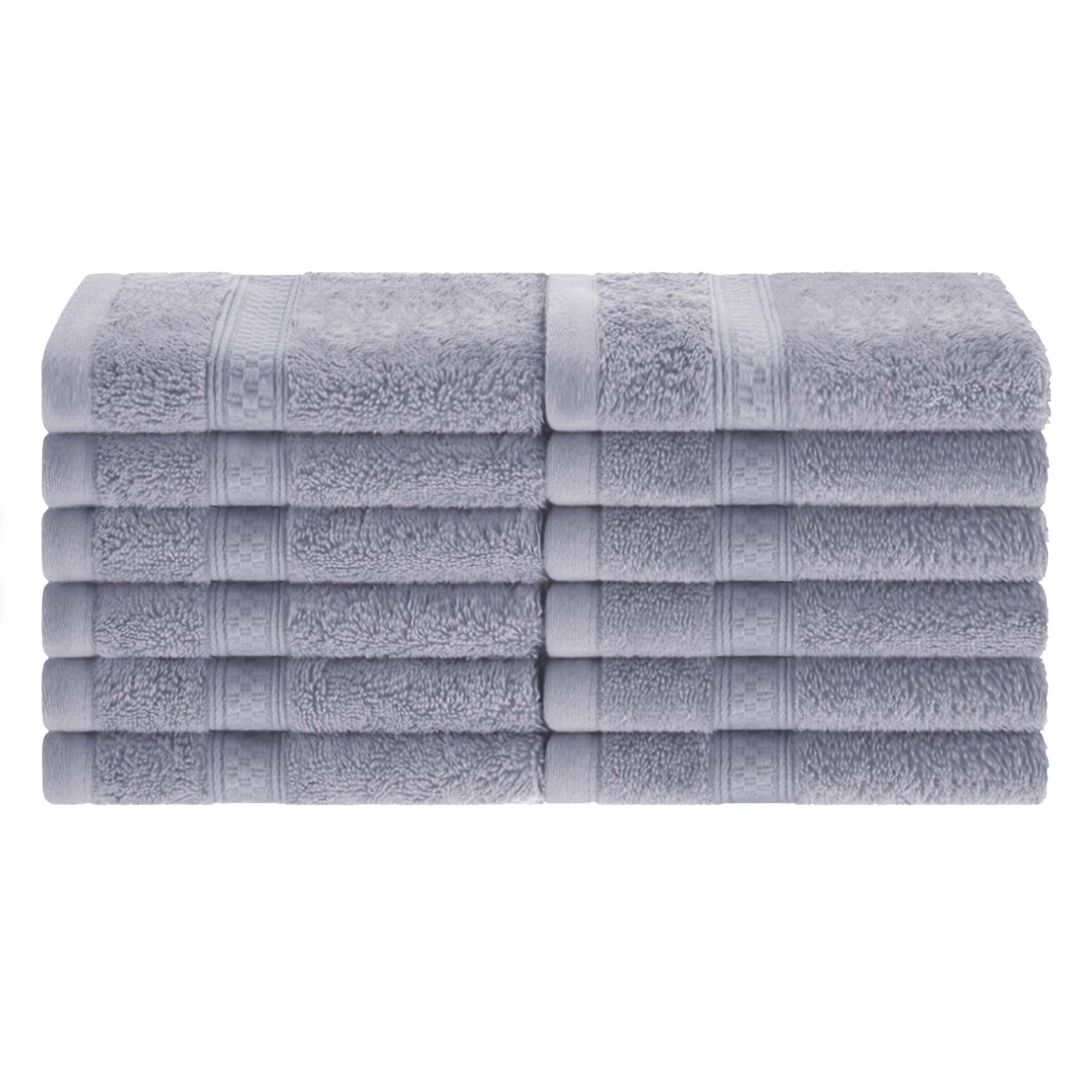 12-Piece Bamboo Rayon Blend Soft Face Towels - Eco-Friendly & Hypoallergenic for Daily Skincare & Makeup Removal