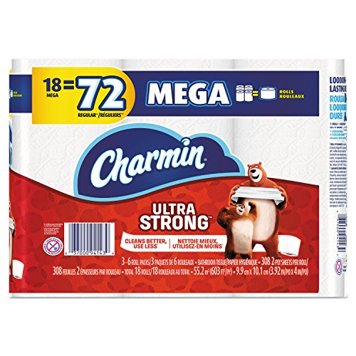 Charmin Ultra Soft Toilet Paper - 36 Mega Rolls | Bath Tissue for Sensitive Skin | Perfect for Home, Office & Travel Use