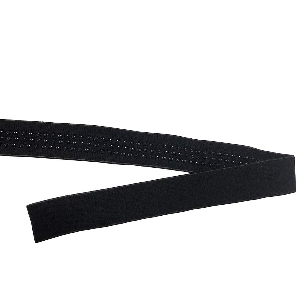 Non-Slip Silicone Elastic Gripper Band - 1 Inch Wide Dot Silicone Backed Elastic for Sewing, DIY Garments & Crafting - Perfect for Waistbands, Sleeves & Activewear
