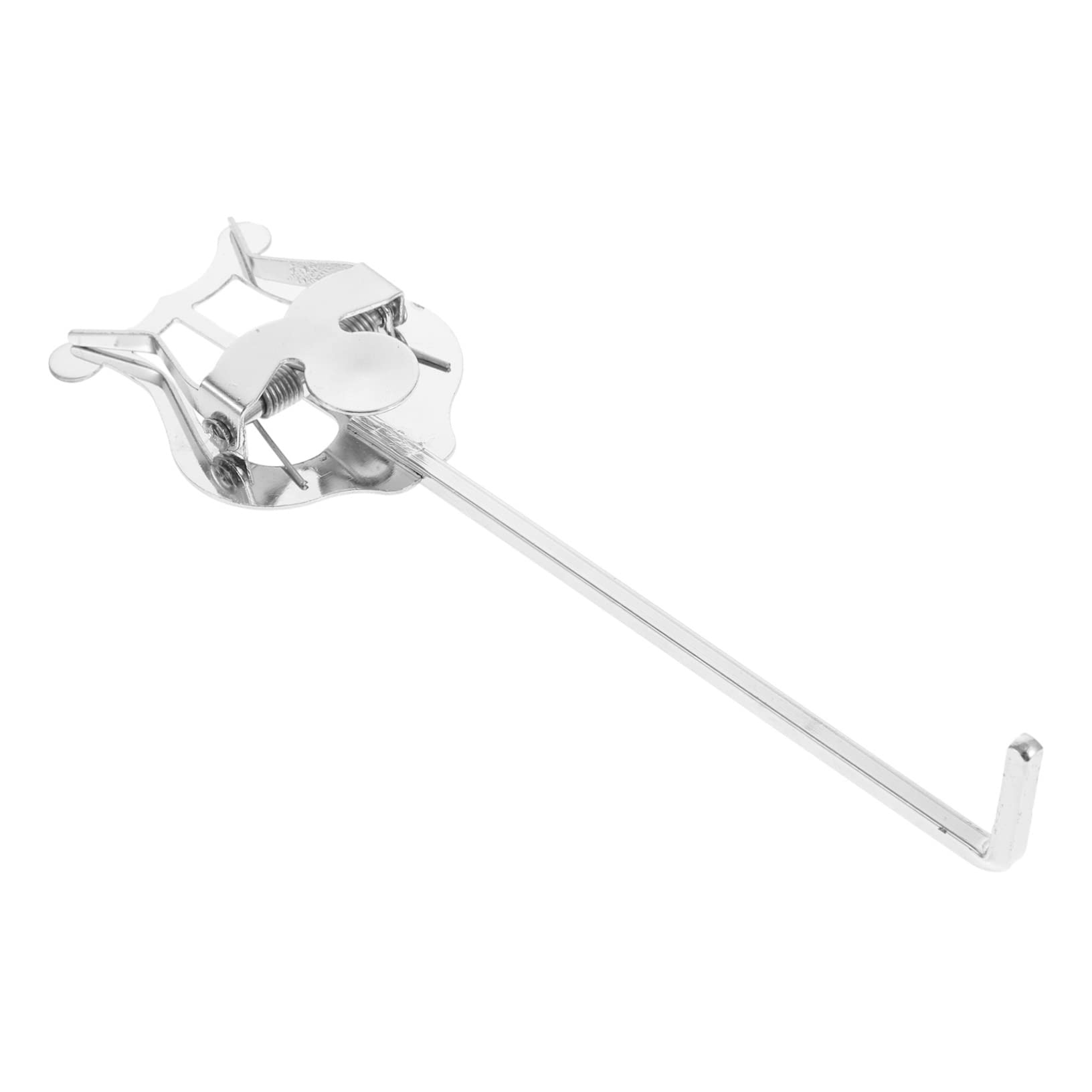 SUPVOX Trumpet Lyre Stand - Portable Sheet Music Holder for Clarinet, French Horn & Marching Band - Durable Iron Silver Clip Book Holder - Perfect for Practice, Performances & Outdoor Concerts