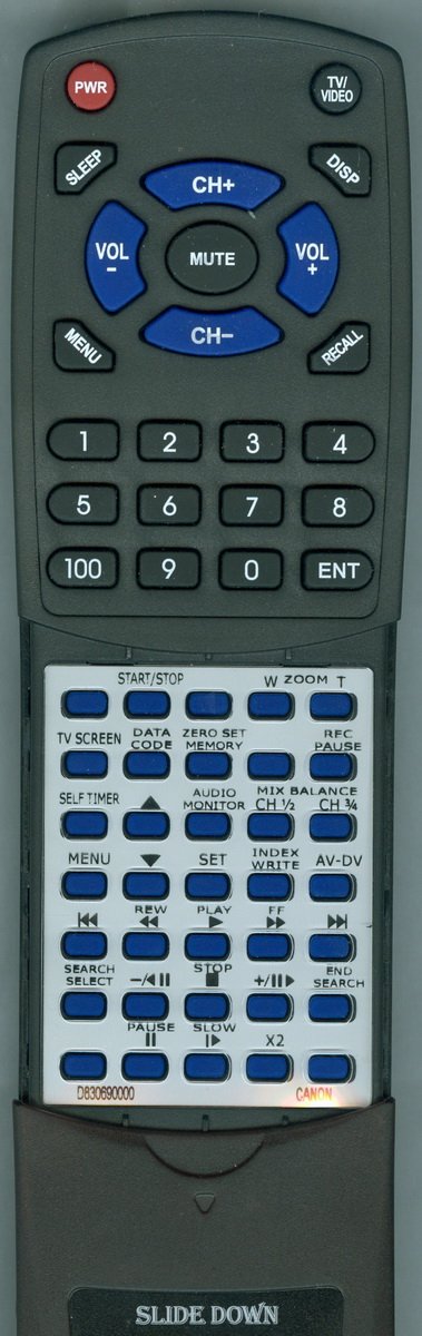 Canon WLD4000 XL2 9549A001 D830690000 Replacement Remote Control - Compatible with Canon Cameras, Perfect for Photography & Videography