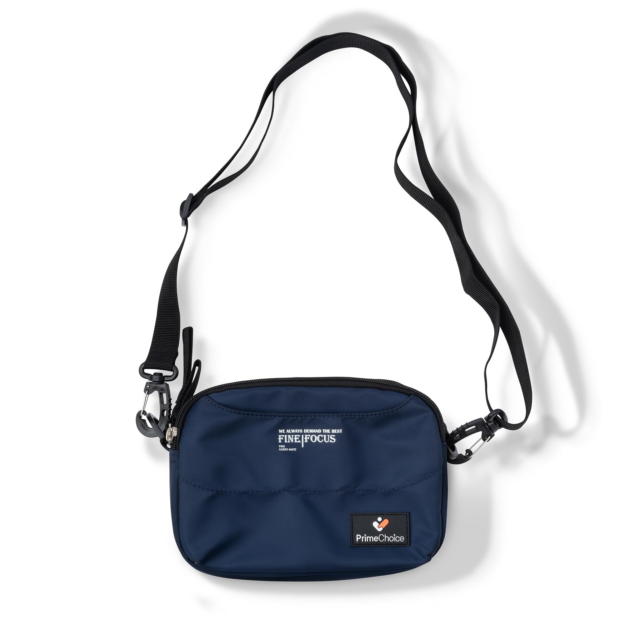Bestzone Retail Mall Stylish Unisex Crossbody Sling Bag - 5 Multi-Pocket Water-Resistant Polyester Shoulder Bag for Travel, Work & Daily Use - Compact & Lightweight Design for Men & Women (Ideal for Commuting, Shopping & Outdoor Activities)