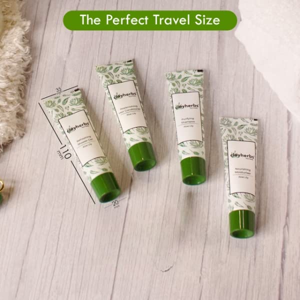 ClayHerbs 100-Pack Travel Size Body Wash & Shower Gel 22ml - Bulk Hotel Amenities Toiletries for Guest Rooms, Hospitals & Hospitality Kits | Mini Personal Care Essentials for Travel, Gym & On-The-Go Use