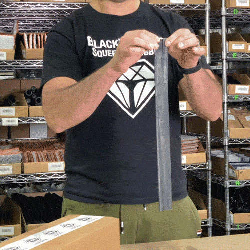 Black Diamond Flat Top Squeegee Rubber - Professional Window Cleaning Tool for Glass, Mirrors & Shower Doors - Perfect for Home, Office & Auto Detailing