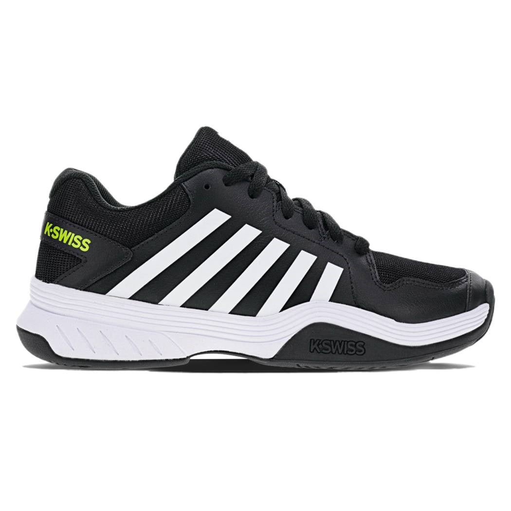 K Swiss Court Express Men's Pickleball Shoes - Breathable Tennis Shoes for Men with Cushioned Support | Black & White | Ideal for Pickleball, Tennis & Court Sports