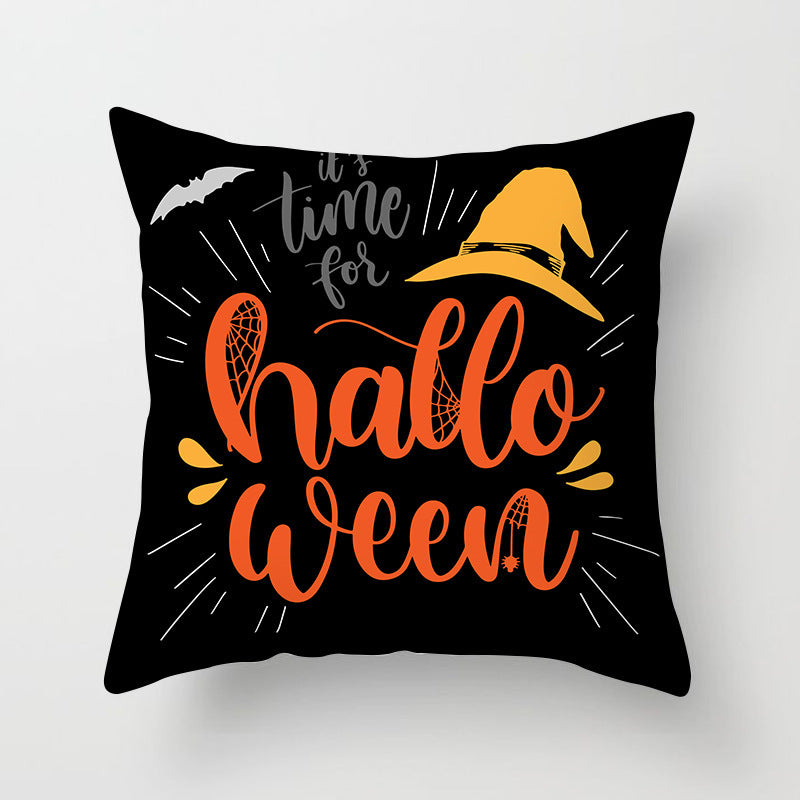 Spooky Halloween Pillowcase - Soft & Comfortable Decorative Pillow Cover for Halloween Decorations - Perfect for Home, Party, and Seasonal Decor