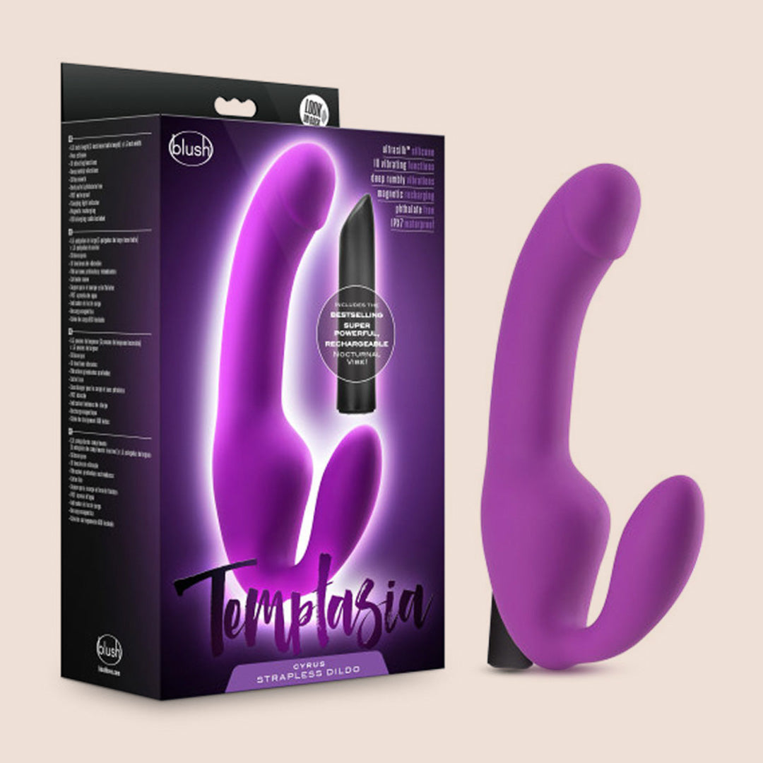 Temptasia Cyrus Strapless Silicone Dildo - Realistic Body-Safe Adult Toy for Couples & Solo Play - Perfect for BDSM, Roleplay & Intimate Moments