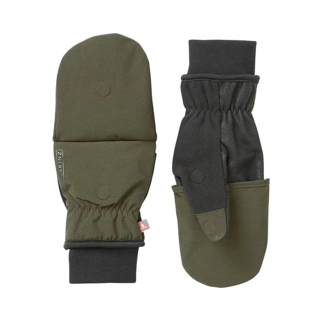 Sealskinz Walpole Windproof Convertible Mittens - Waterproof Gloves for Outdoor Activities, Hiking, Skiing & Cold Weather Protection
