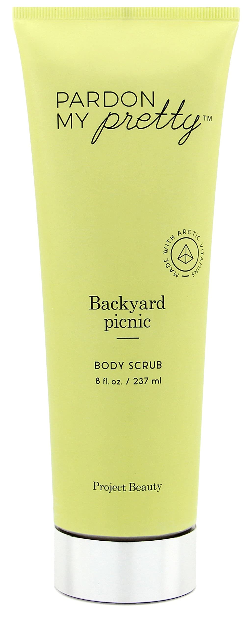 Pardon My Pretty Backyard Picnic Body Scrub with Arctic Vitamins - 8oz Exfoliating Scrub for Soft, Smooth Skin - Perfect for Spa Day, Self-Care & Gift Giving
