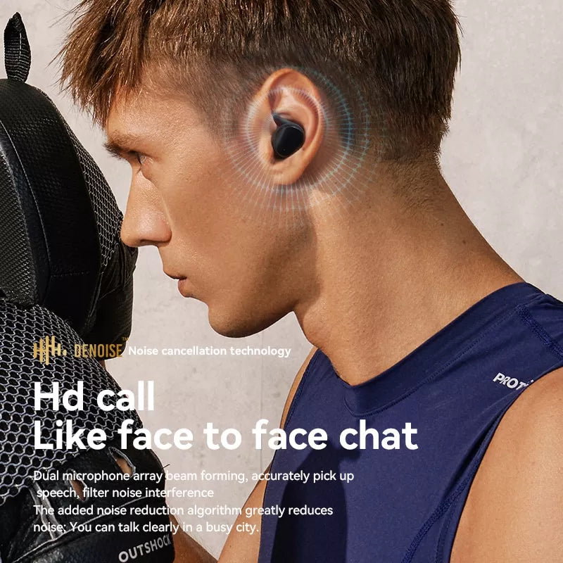 Sanag T10 Wireless Bluetooth Earbuds, True Wireless Stereo In-Ear Headphones with Noise Cancellation - Perfect for Gym, Running, Workouts & Commuting