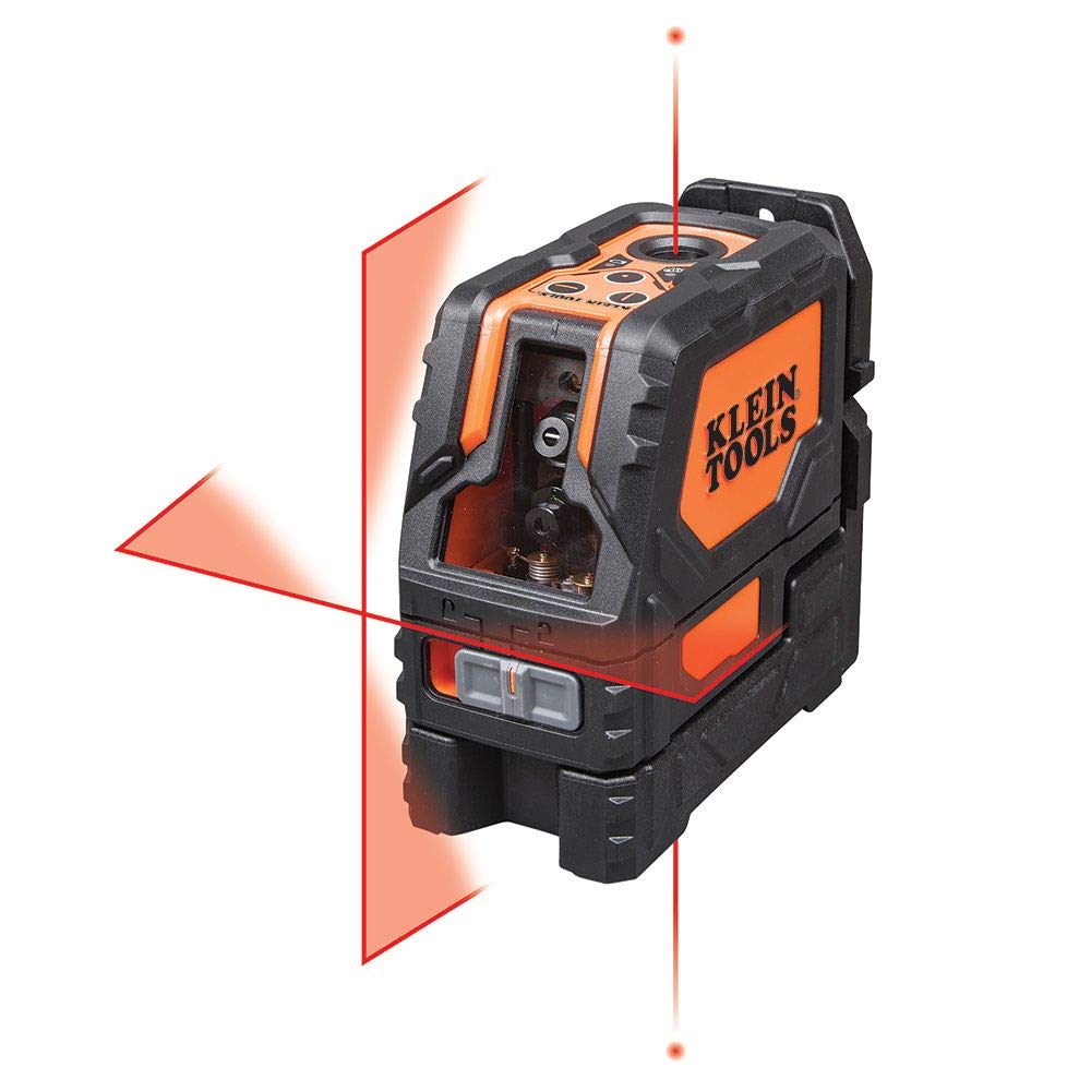 Klein Tools 93LCLS Laser Level & 935DAG Digital Angle Gauge Set - Professional Laser Leveling Tool with Digital Angle Measurement for Construction, Carpentry, and DIY Projects