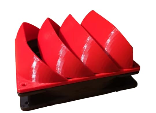 120mm PC Fan Deflector - Computer Airflow Redirector for Better Cooling | Improve PC Thermals with Fan Duct | PC Cooling Accessories | Perfect Gift for Tech Enthusiasts (Clear) | Ideal for Gaming Rigs, Workstations & Server Cooling