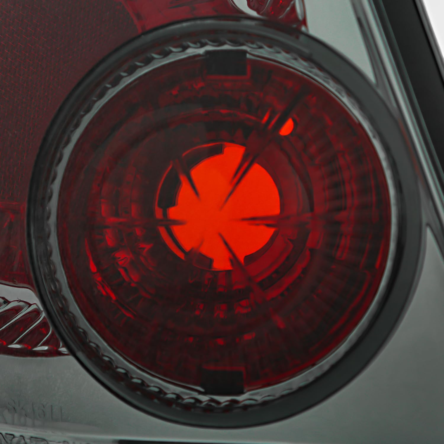 AKKON Smoked Altezza Tail Lights for 2003-2008 Toyota Corolla - Rear Brake Lamp with Trunk Piece (4PCS) - Upgrade Your Car's Style & Night Visibility for Enhanced Safety