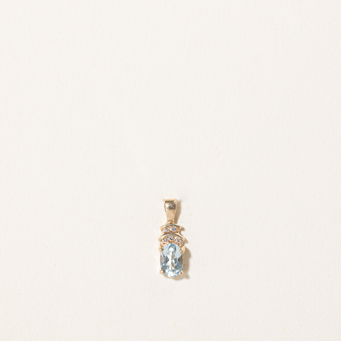 Exquisite 0.35ct Aquamarine & 0.02ct Diamond Pendant Necklace - 925 Sterling Silver Jewelry for Women - Perfect Gift for Birthday, Anniversary & Valentine's Day