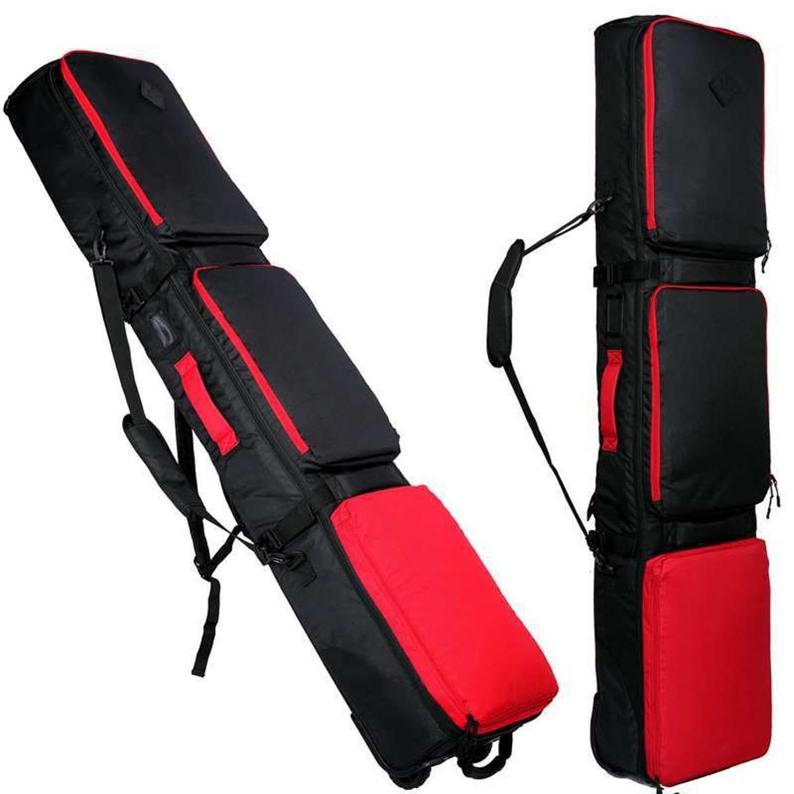 **Durable Ski Bag with Wheels & Carrying Handle - Waterproof Snowboard Storage Bag for Travel & Snowboarding - Perfect for Airplane, Car, and Resort Use**