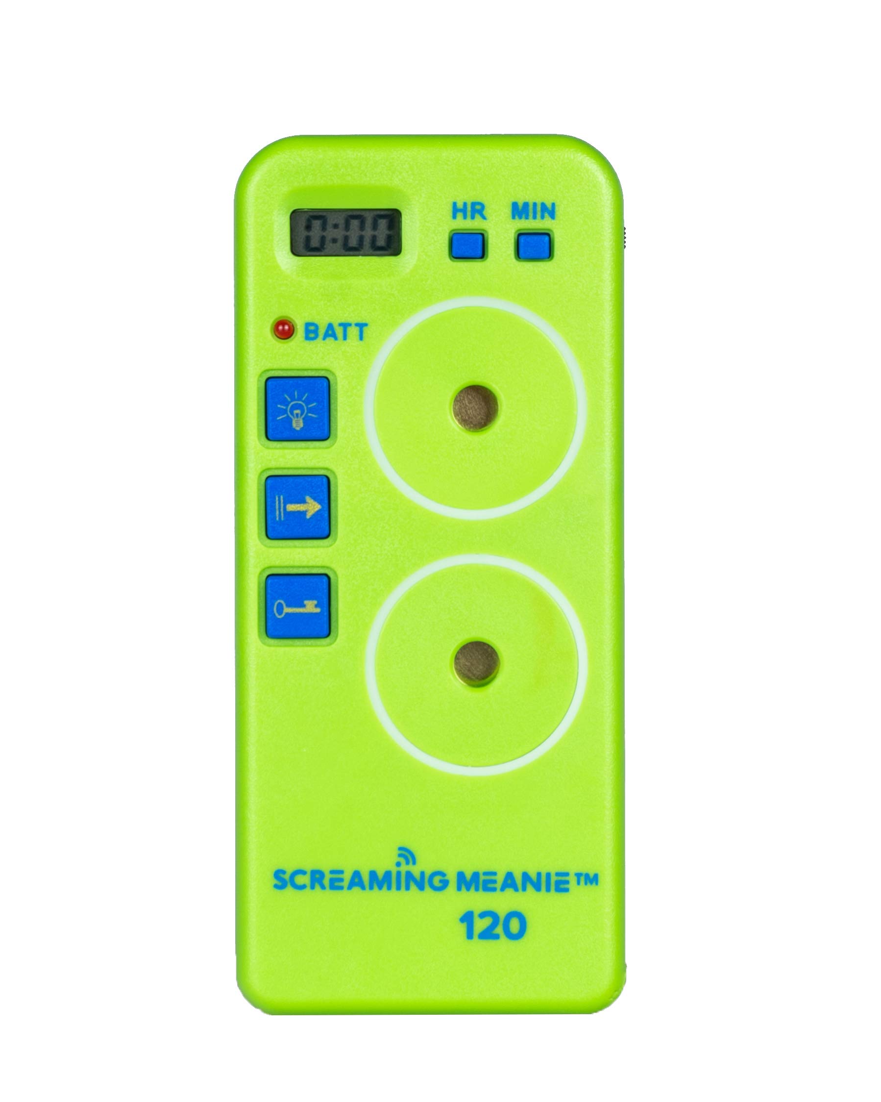 TZ-120 Ultra Loud Alarm Timer with 2 Sound Modes - 120dB Heavy Duty Alarm Clock for Deep Sleepers, Truck Drivers & Travelers | Includes 9V Battery (Green) | Perfect for Home, Office, RV & Emergency Use