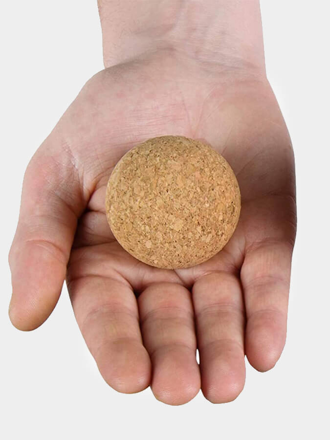 Premium Cork Massage Balls for Yoga, Myofascial Release & Trigger Point Therapy - Natural Eco-Friendly Yoga Accessories for Athletes & Physical Therapy