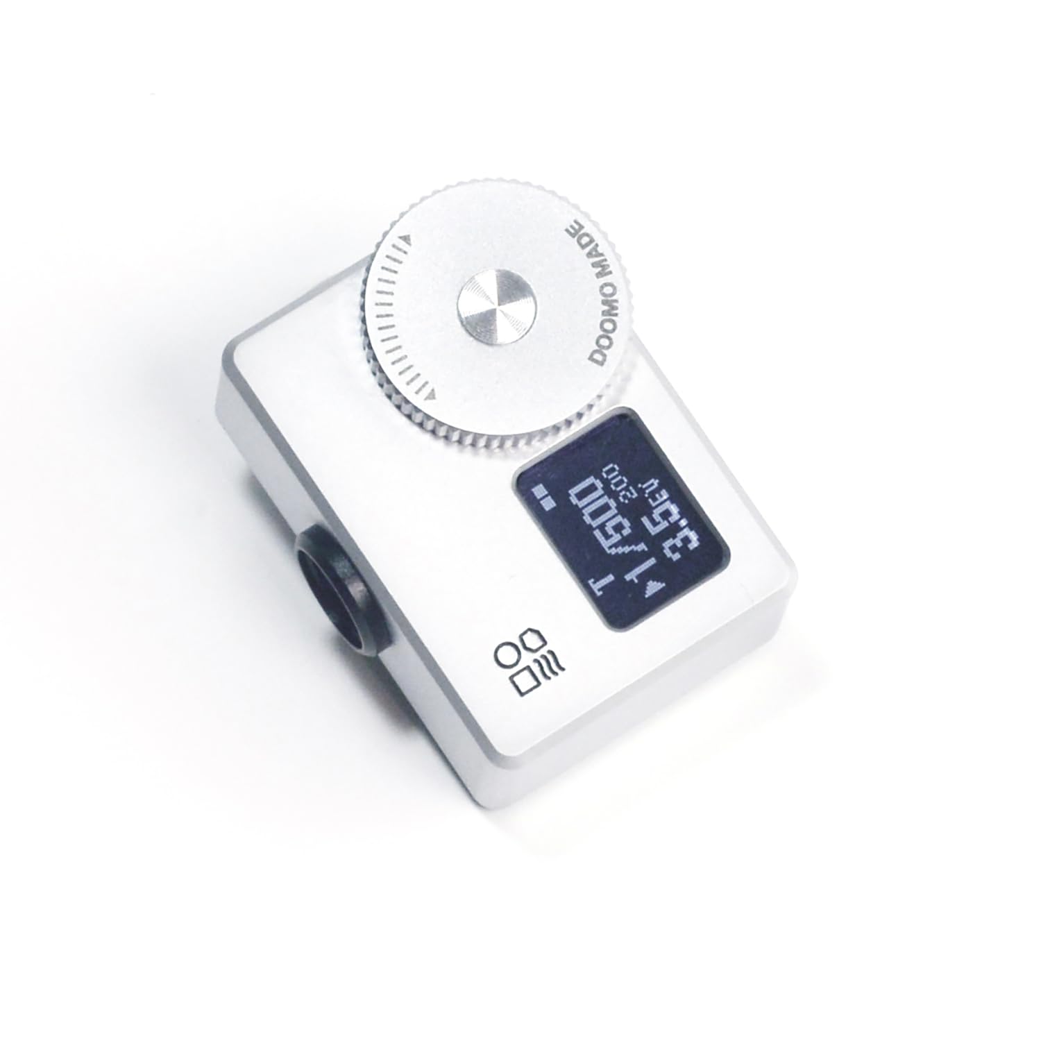 OLED Light Meter S - New Screen Design for Vintage Cameras | Real-Time & One-Button Metering | Perfect for Film Photography & Analog Camera Enthusiasts (Chrome)