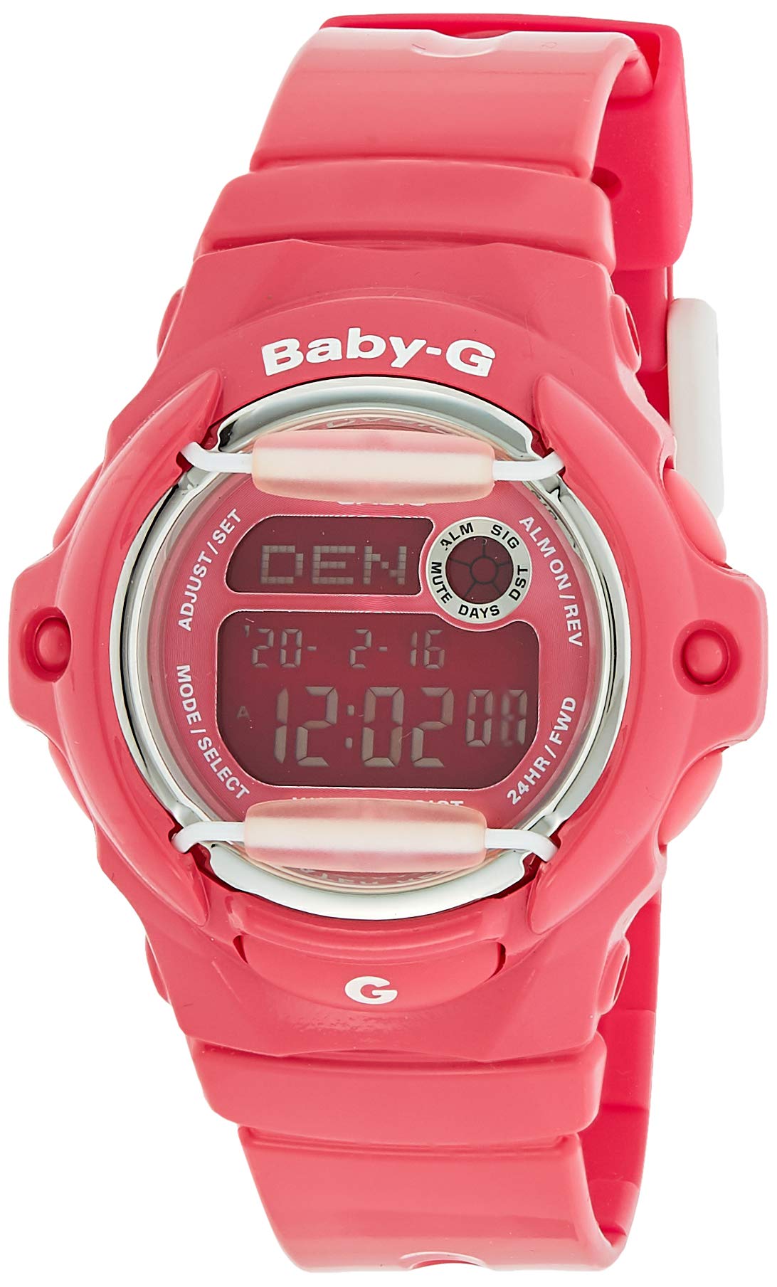 Baby-G BG-169R-4BDR Ladies Waterproof Digital Watch 200M Shock Resistant - Stylish Sport Watch for Women, Perfect for Swimming, Diving & Outdoor Activities