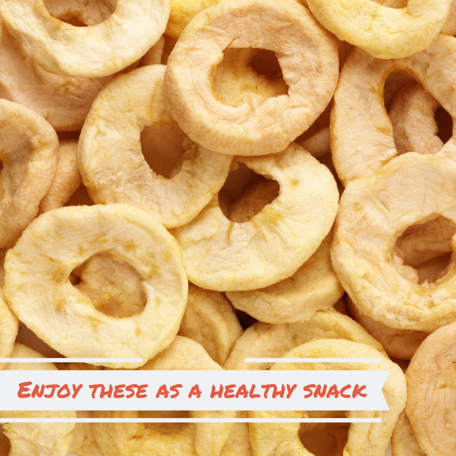 Organic Dried Apple Rings by Its Delish - 10 lbs Bulk Bag | Unsweetened Soft Dried Apples, No Sugar Added | Healthy Snack for Kids, Hiking & Baking