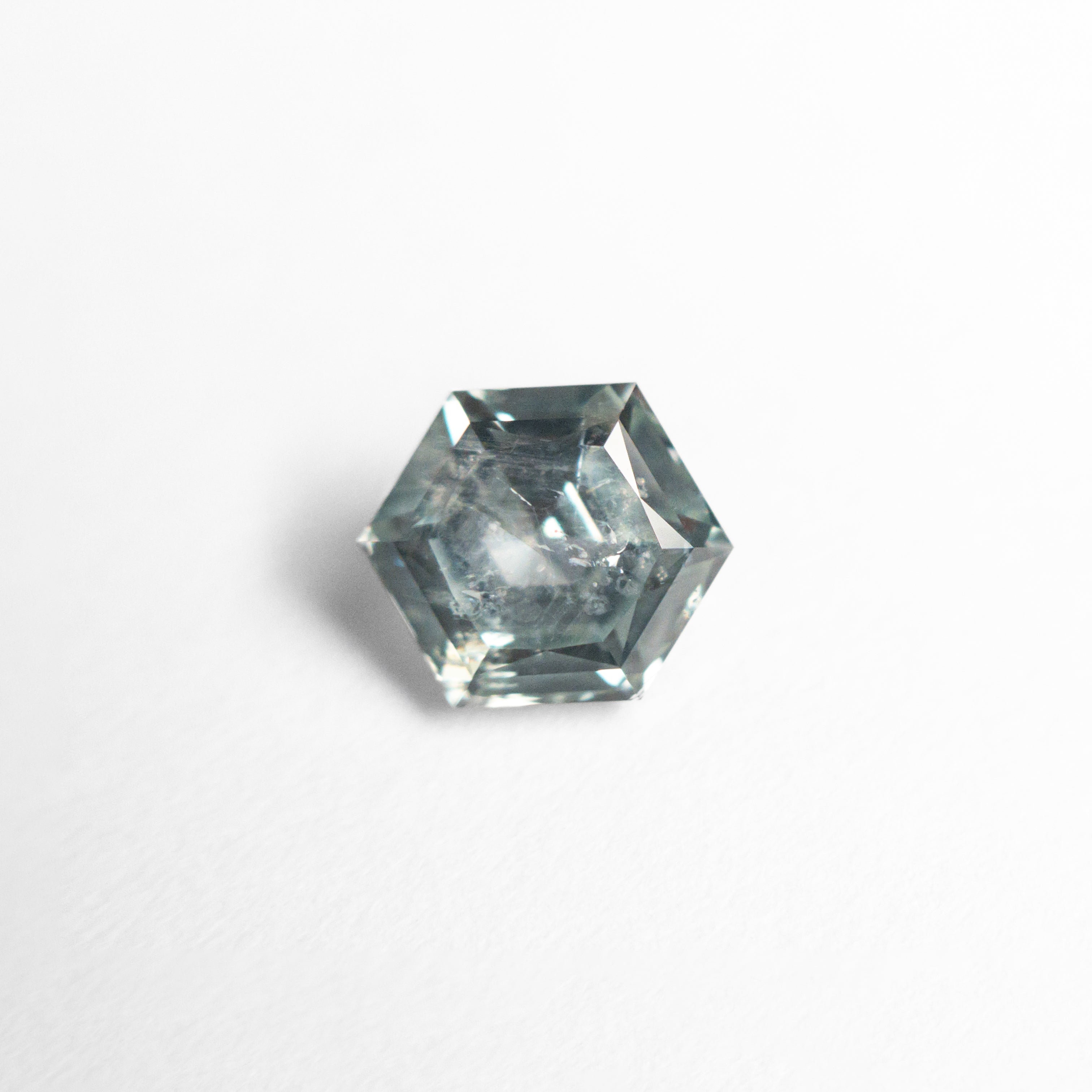 1.21ct Hexagon Brilliant Blue Sapphire Gemstone - 6.64x5.66x3.92mm Natural Loose Sapphire for Jewelry Making (23670) - Perfect for Engagement Rings, Earrings & Necklaces