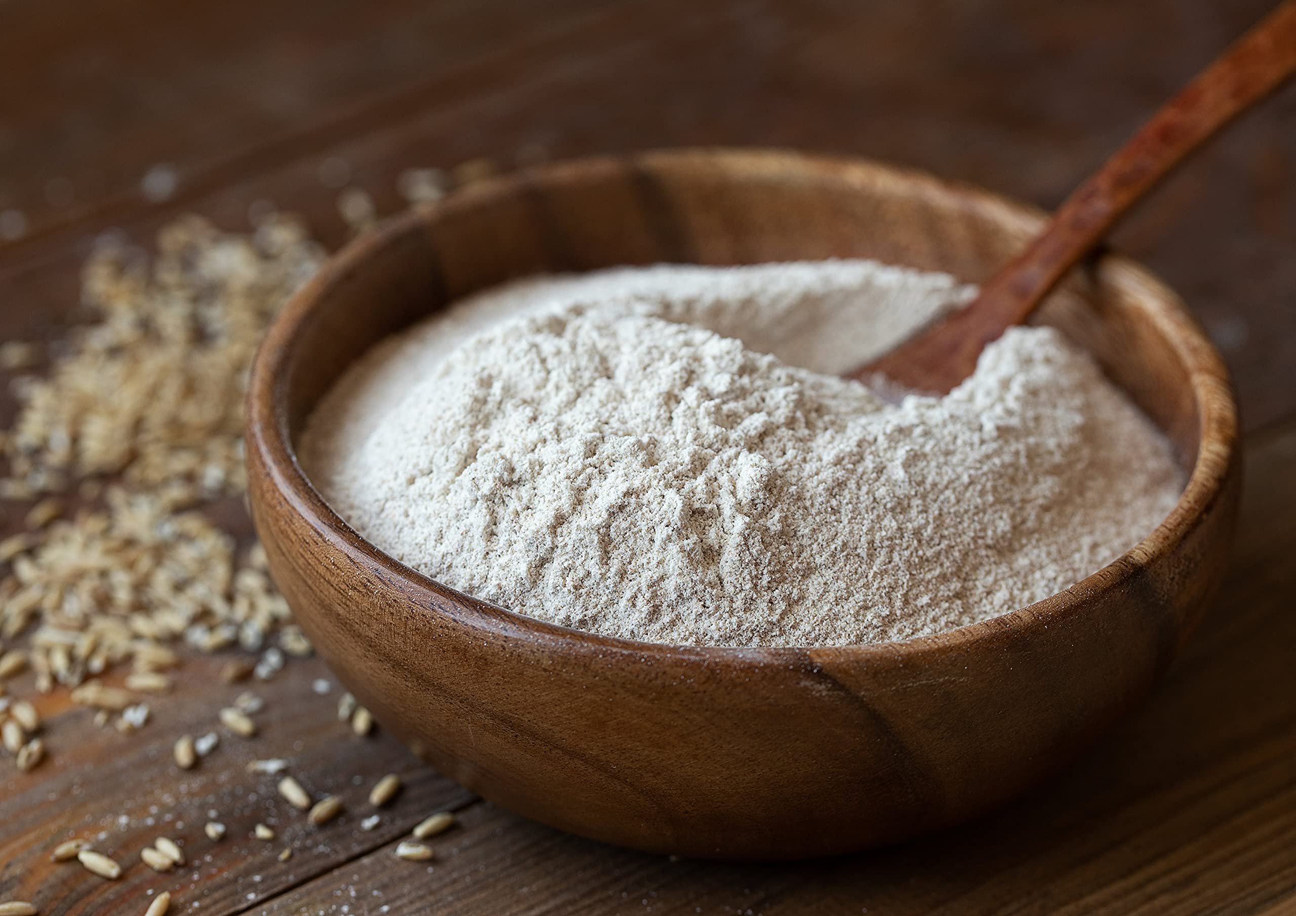 Organic White Rye Flour 16 lbs - Non-GMO, Unbleached, Vegan, Kosher, Medium Protein, Finely Milled for Baking | Perfect for Homemade Bread, Sourdough, Cookies, Muffins & Healthy Recipes | Premium Light Rye Flour for Artisan Baking & Gluten-Friendly Cooking