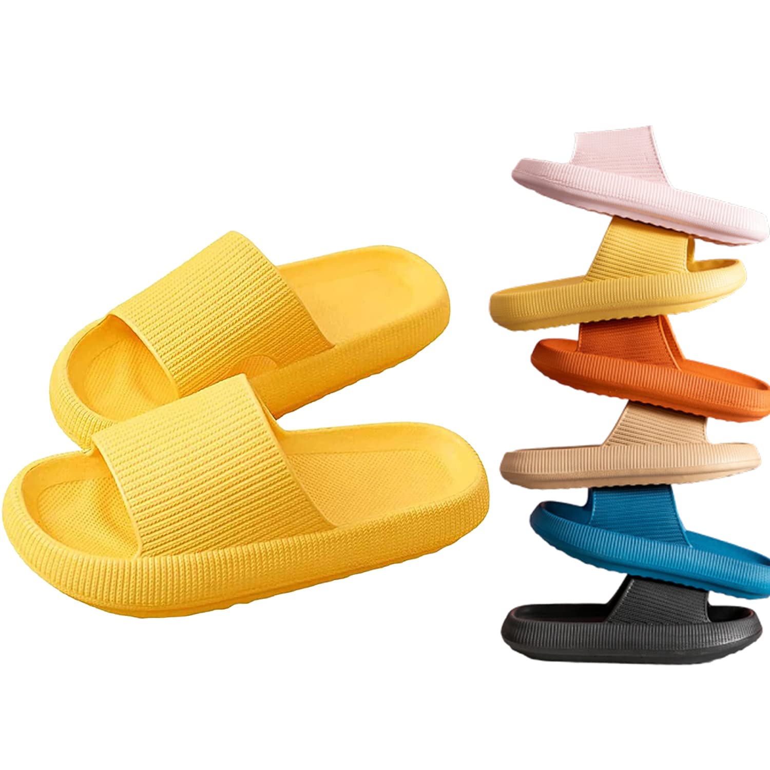 Foggs Japan Non-Slip Slippers for Men & Women - Ultra Soft Indoor House Shoes for Comfortable Home, Spa & Hotel Use