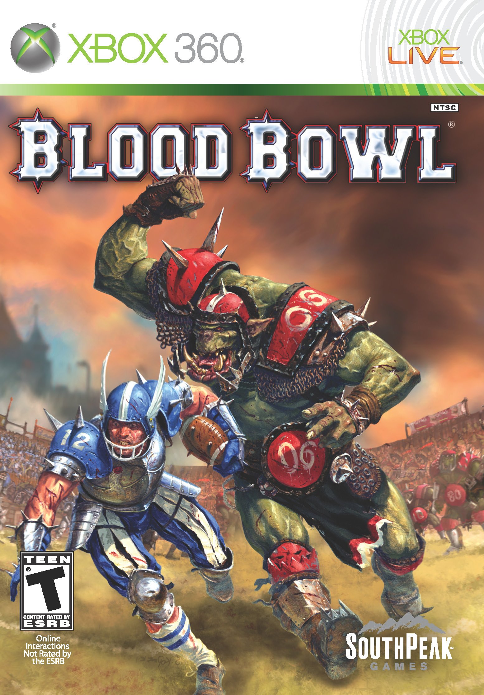 Blood Bowl Xbox 360 Video Game - Fantasy Football Sports Simulation for Xbox 360 Console - Perfect for Game Nights & Competitive Play