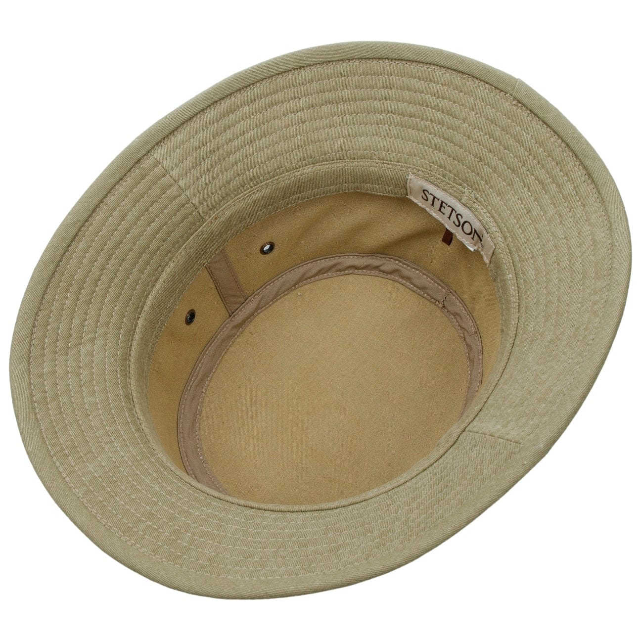 Stetson Men's Cotton Chino Twill Bucket Hat - Casual Sun Protection Outdoor Hat for Beach, Fishing & Summer Activities