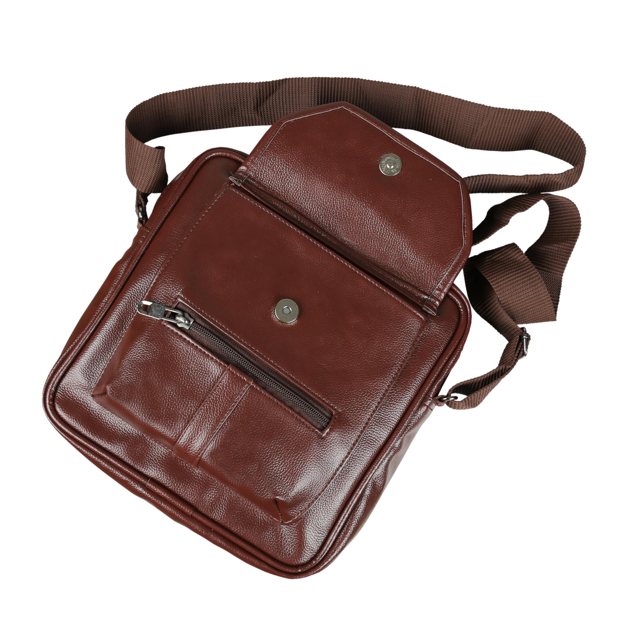 Ruff Luk® Men's Sling Bag - Crossbody Messenger Shoulder Bag for Travel, Gym & Daily Use | Durable Cash & Mobile Pouch | Compact Tab Bag for Work & Outdoor Activities