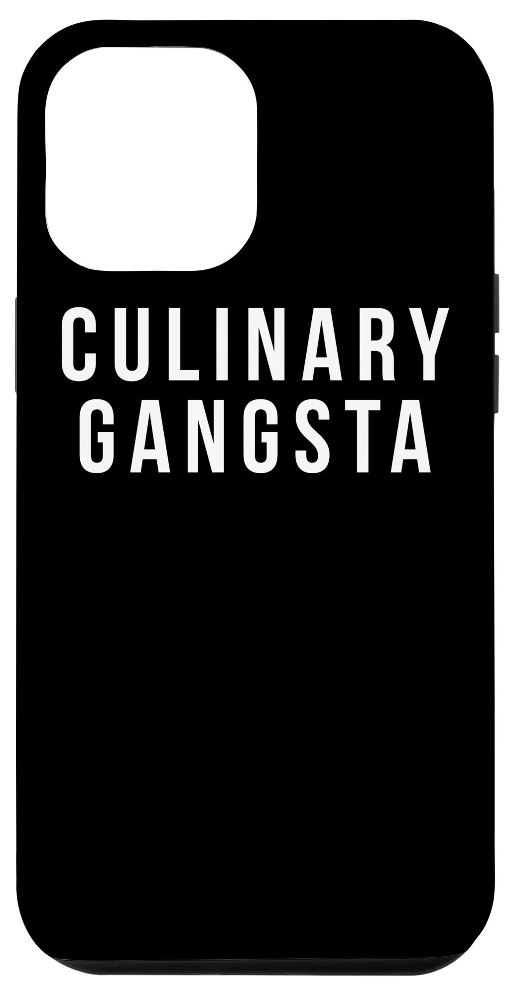 iPhone 12 Pro Max Case - Funny Culinary Gangsta Chef Design | Perfect for Cooking Enthusiasts & Kitchen Humor Lovers