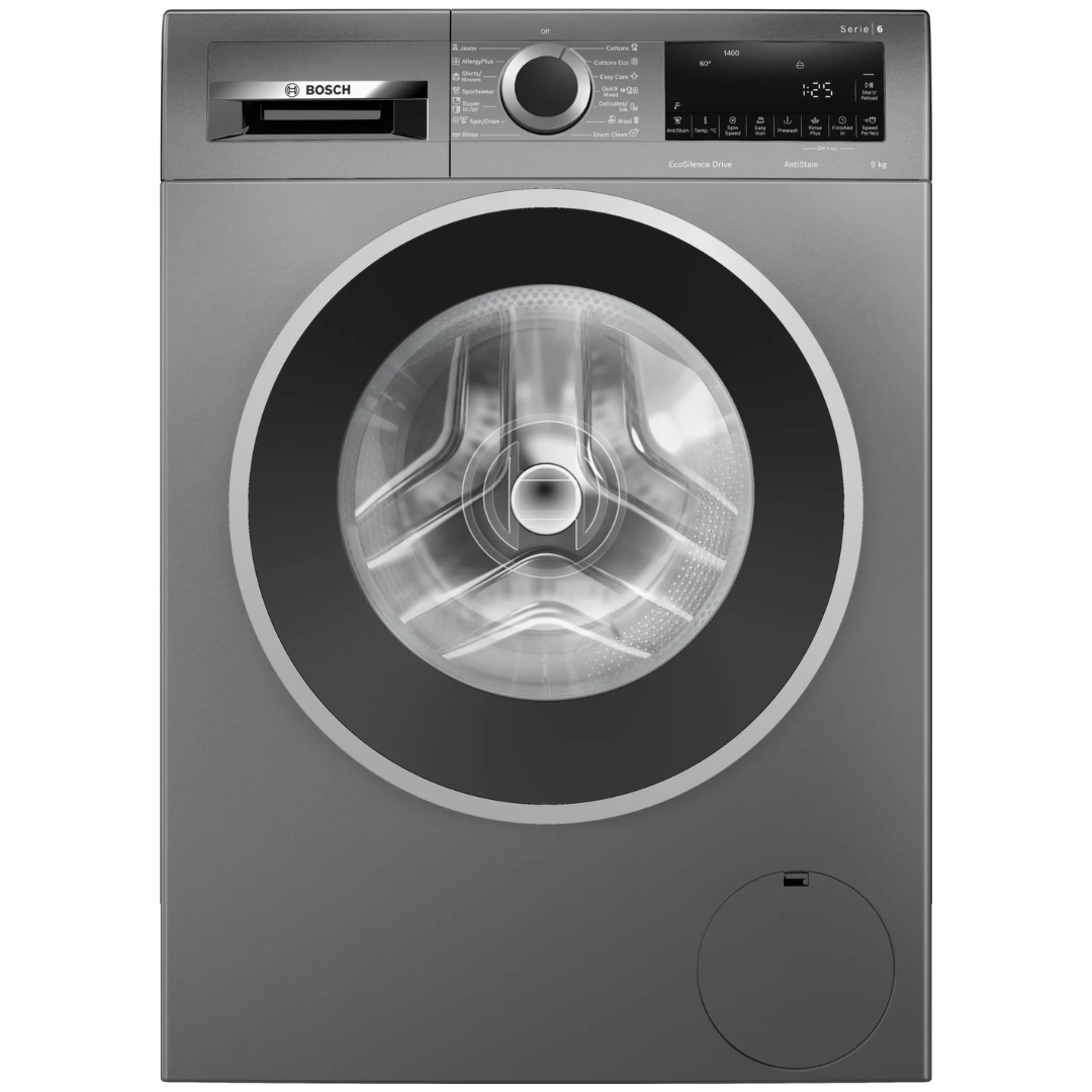 Bosch Series 6 9kg Front Load Washing Machine Dark Grey WGG2449RAU - Energy Efficient & Quiet Laundry Solution for Apartments & Small Homes