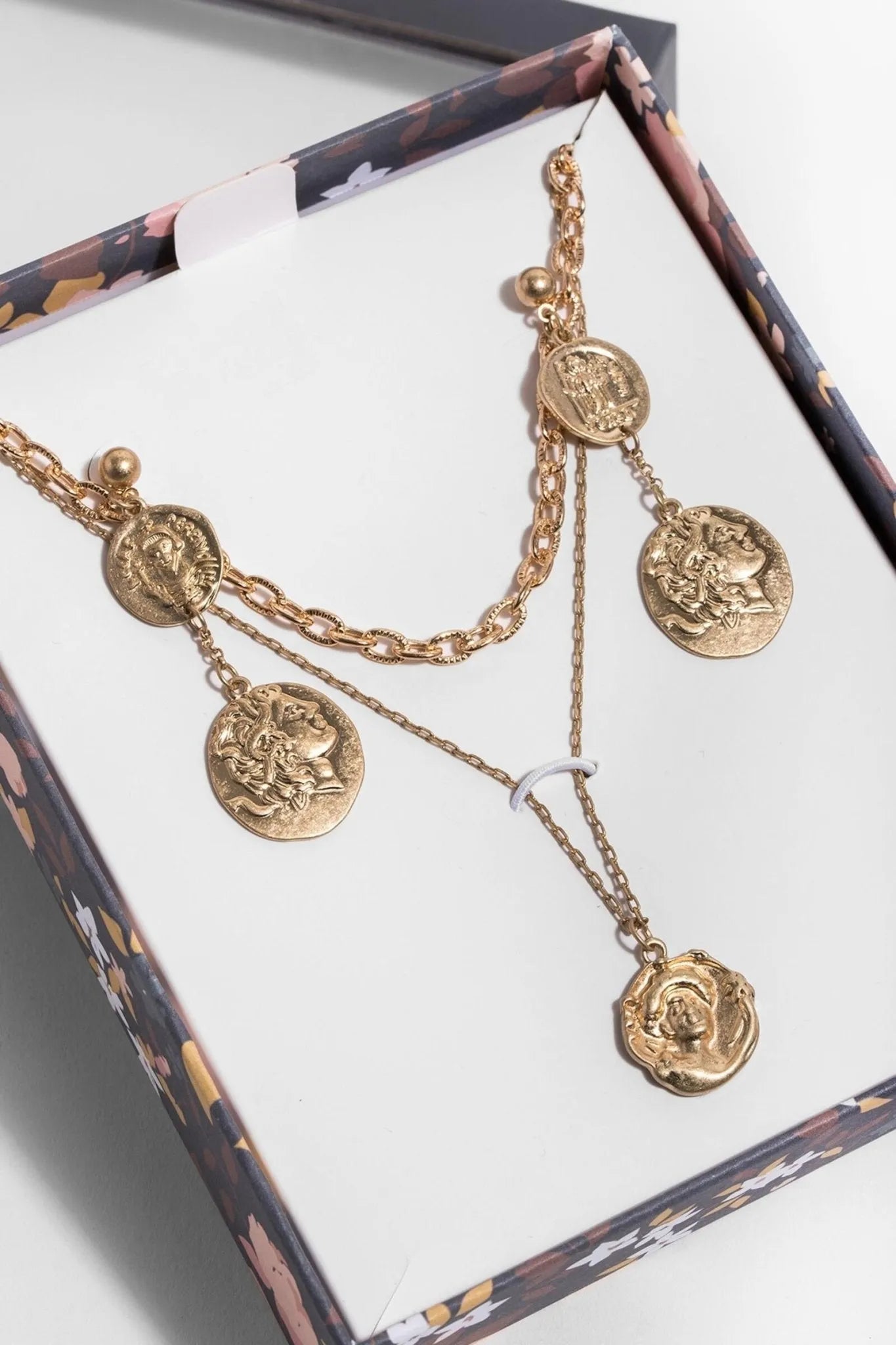 Elegant Coin Necklace and Earring Gift Set for Women - Perfect for Birthday, Anniversary & Valentine's Day Gifts | Jewelry Set for Everyday Wear & Special Occasions