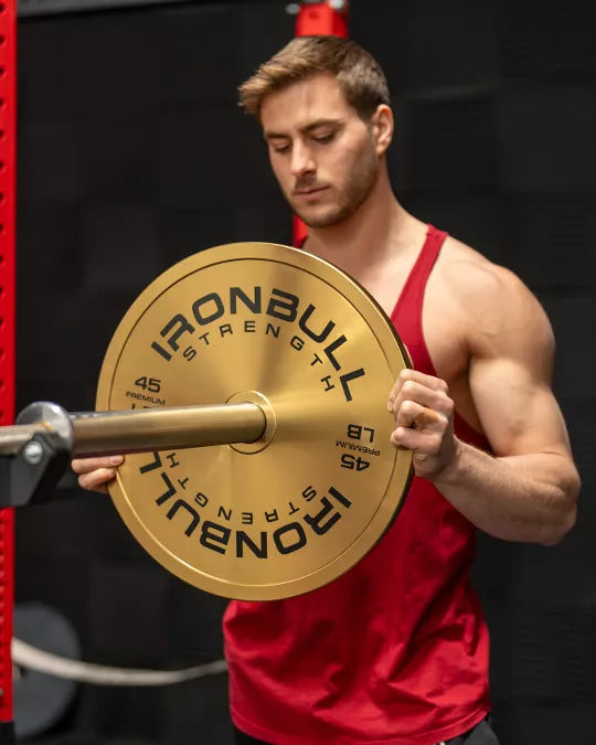 Premium Gold Plates and Weight Sets (LB) - Perfect for Gym, Home Workouts, and Strength Training