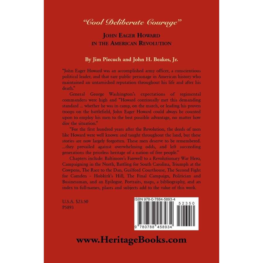 John Eager Howard: Revolutionary War Hero & Courageous Leader | American History Books | Perfect for History Buffs & Students