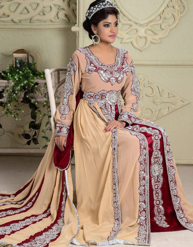 Elegant Arabic Wedding Dresses for Brides - Perfect for Traditional Islamic Ceremonies & Special Occasions