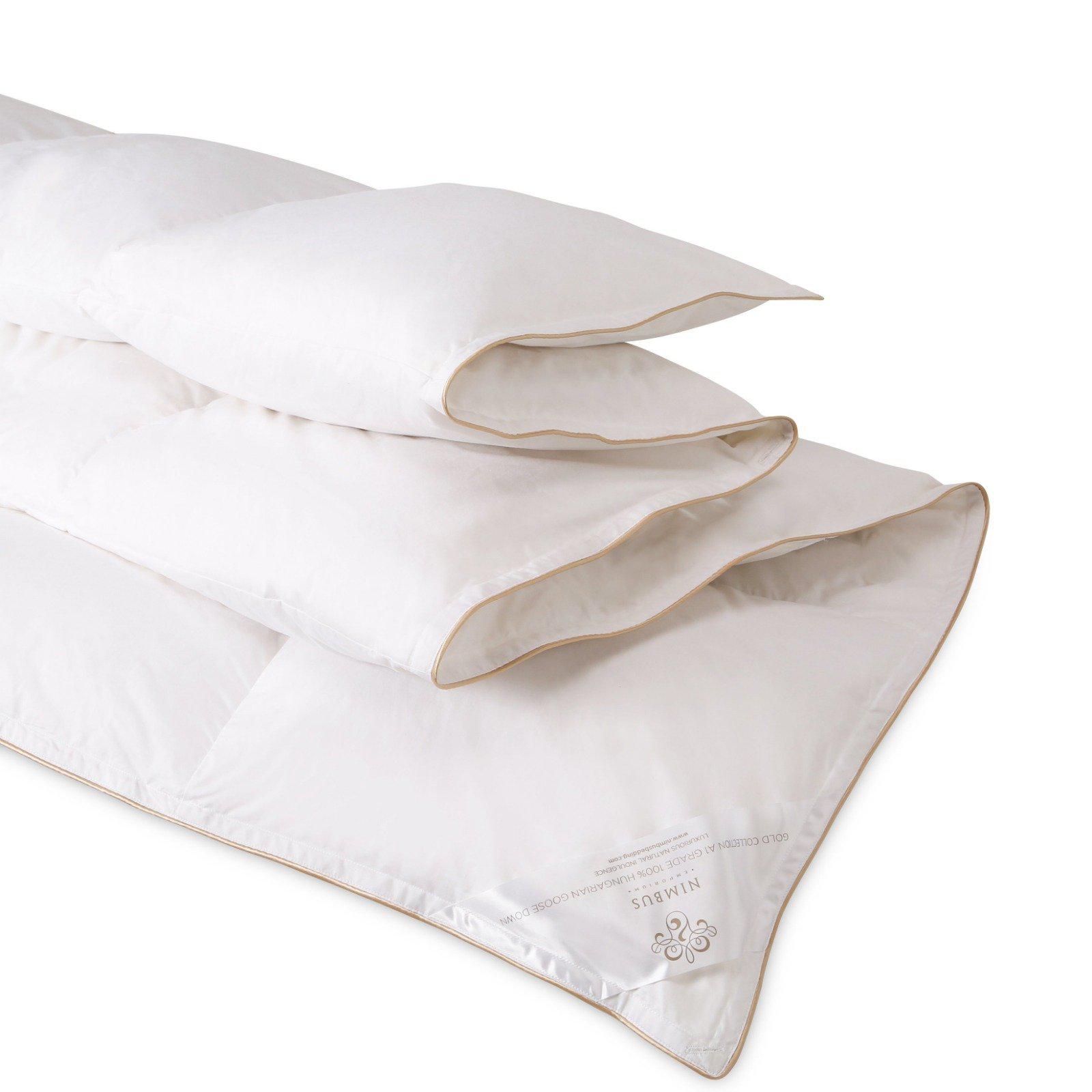 Premium Nimbus Gold 100% Hungarian Goose Down Comforter - All-Season Luxury Bedding for Hotels, Guest Rooms & Master Bedrooms