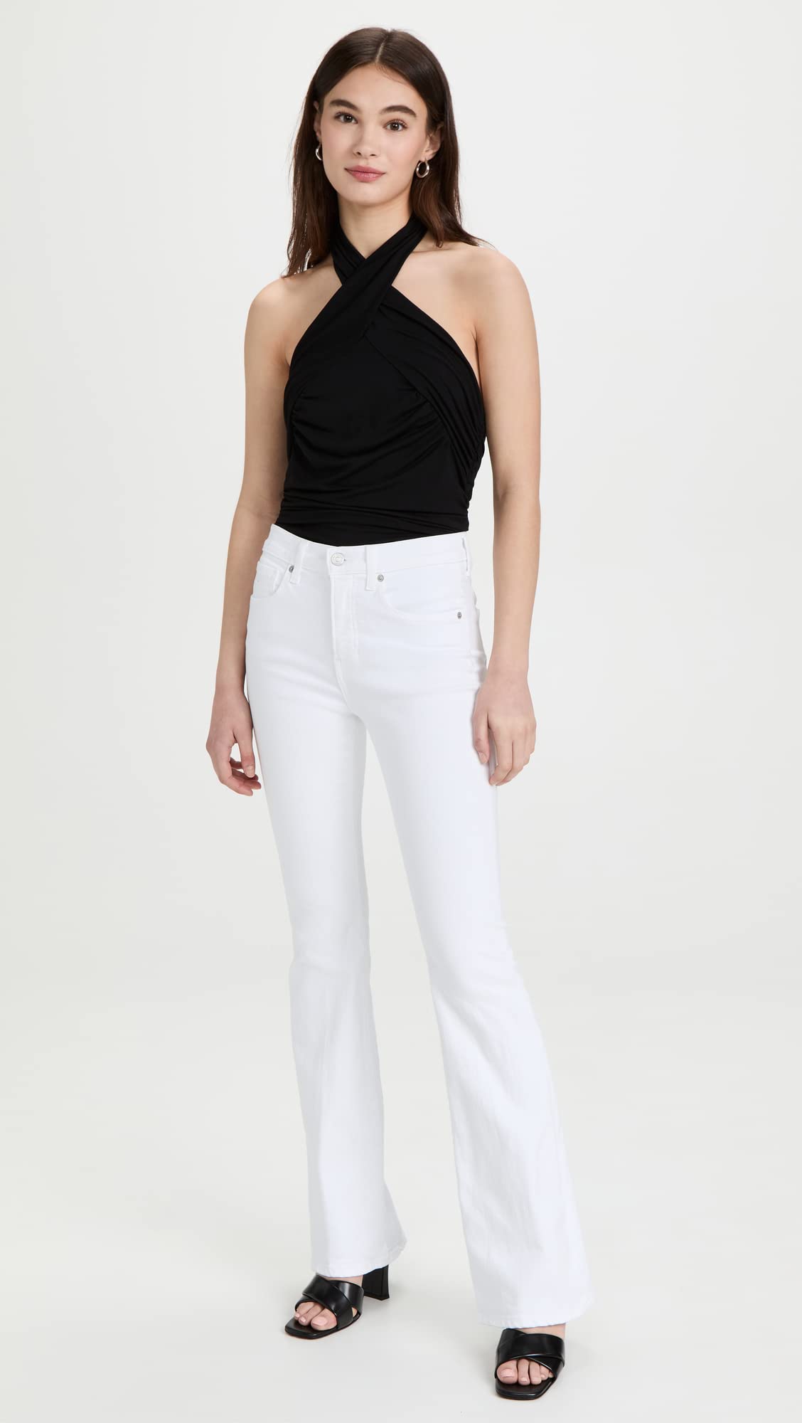 Women's High Waisted Skinny Flare Jeans - Stretch Denim Pants for Casual & Night Out | Perfect for Work, Date Night & Everyday Wear