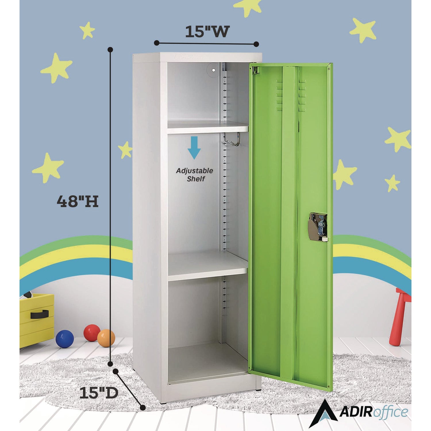 Steel Storage Locker with 1 Compartment - 15