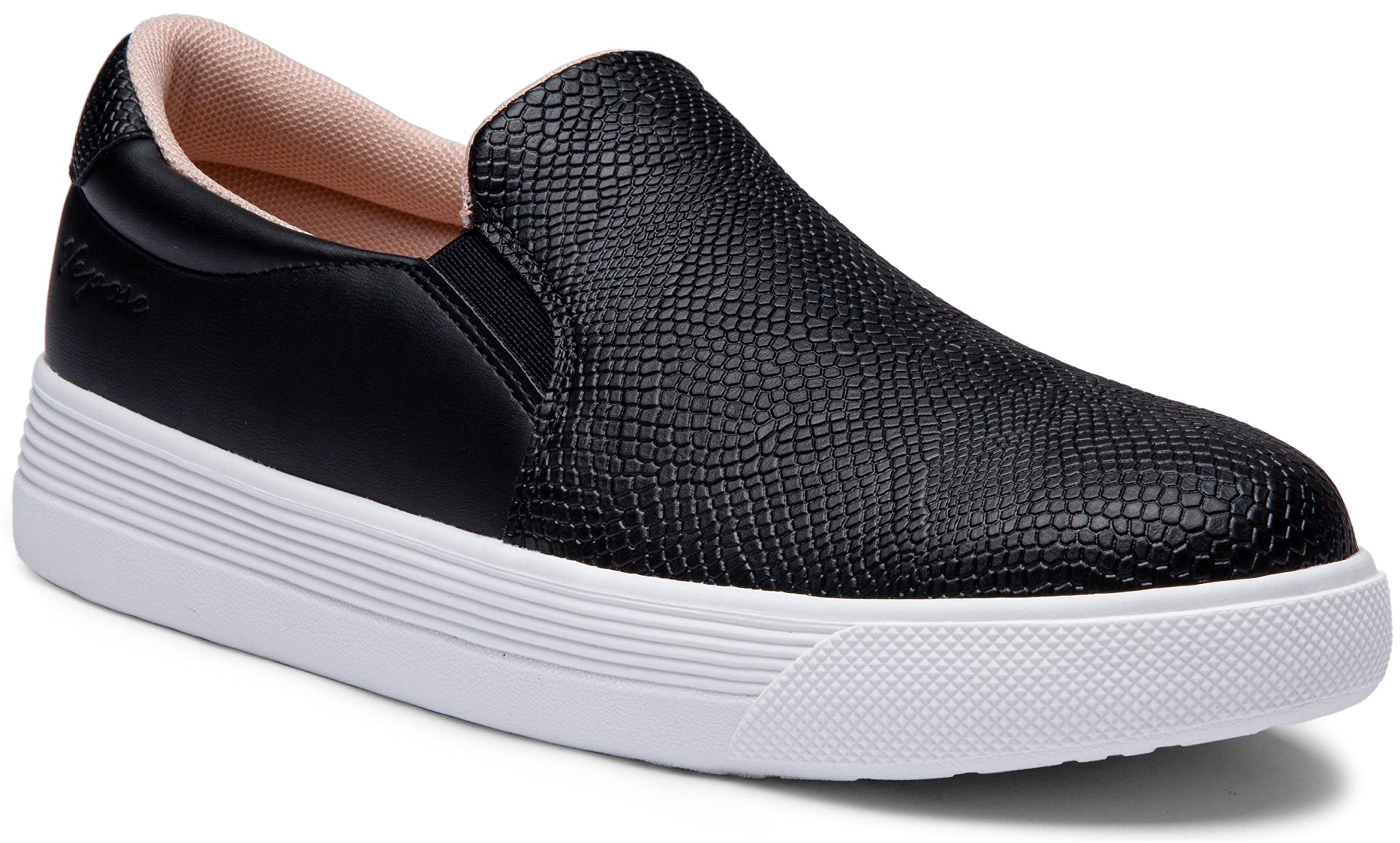 Vepose Women's 016 Slip-On Fashion Sneakers - Comfortable Casual Walking Shoes for Everyday Wear, Travel & Work