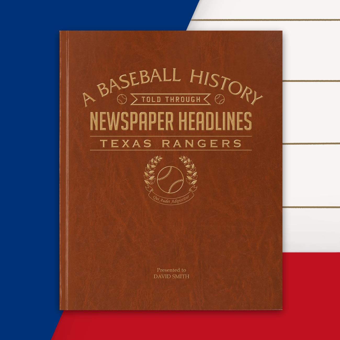 Personalized Baseball History Book - Custom MLB Fan Gift with Vintage Newspaper Coverage - Perfect for Sports Memorabilia Collectors & Baseball Enthusiasts