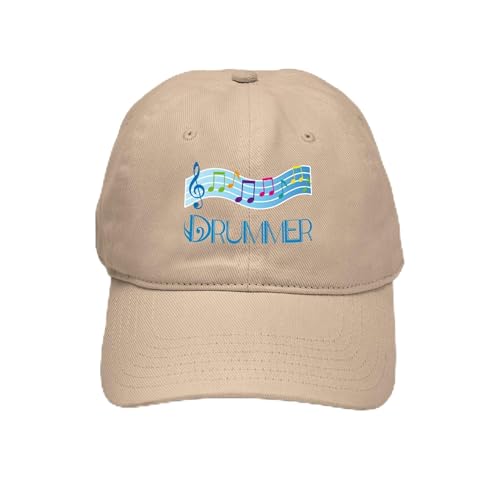 Khaki - Colorful Music Drummer Cap